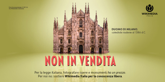 il duomo di milano nella campagna Non in vendita